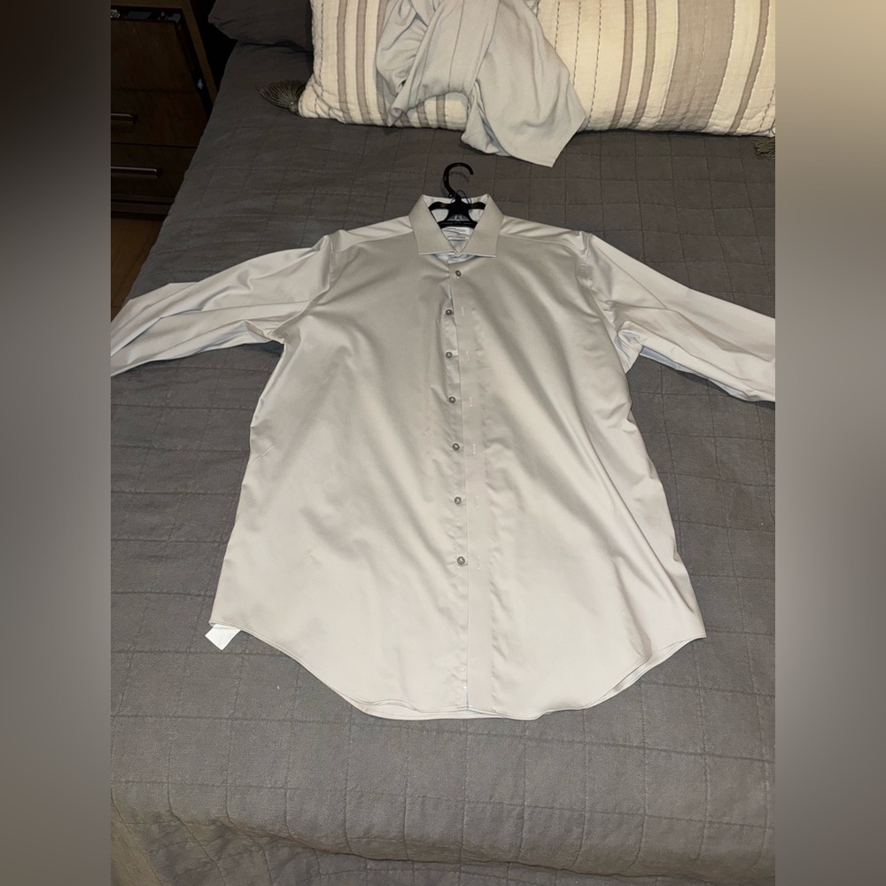 Men’s Calvin Klein Dress Shirt (Slim Tall Stretch)